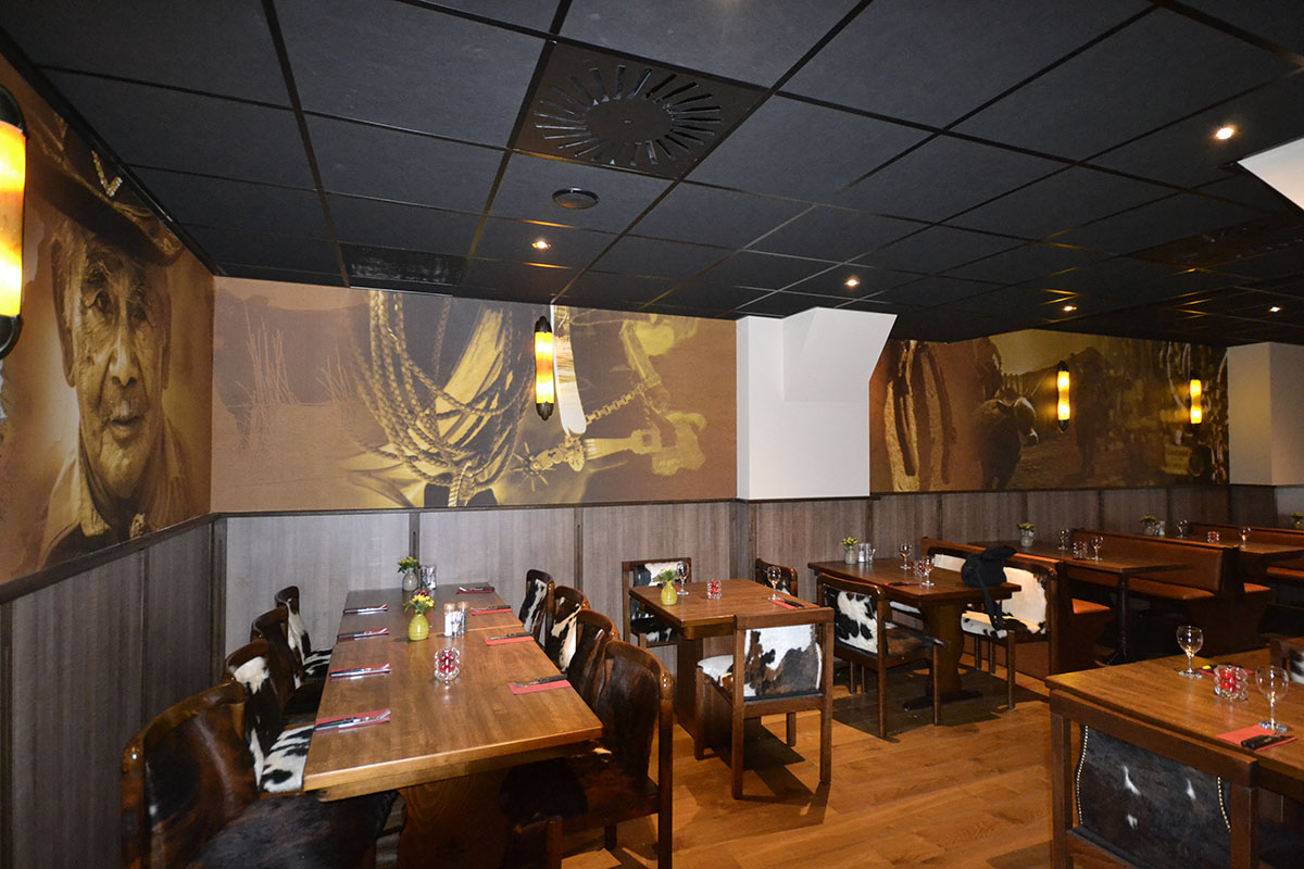 fotobehang of fotowand in horeca en restaurant