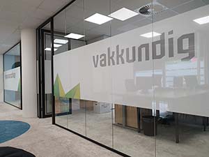 print op textiel glasfolie